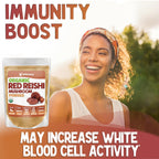 XPRS Nutra Organic Red Reishi Powder - 16 oz | Cognition & Longevity (Vegan)