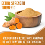 XPRS Nutra Organic Turmeric Curcumin Powder 10:1 – USDA Organic, 8 oz