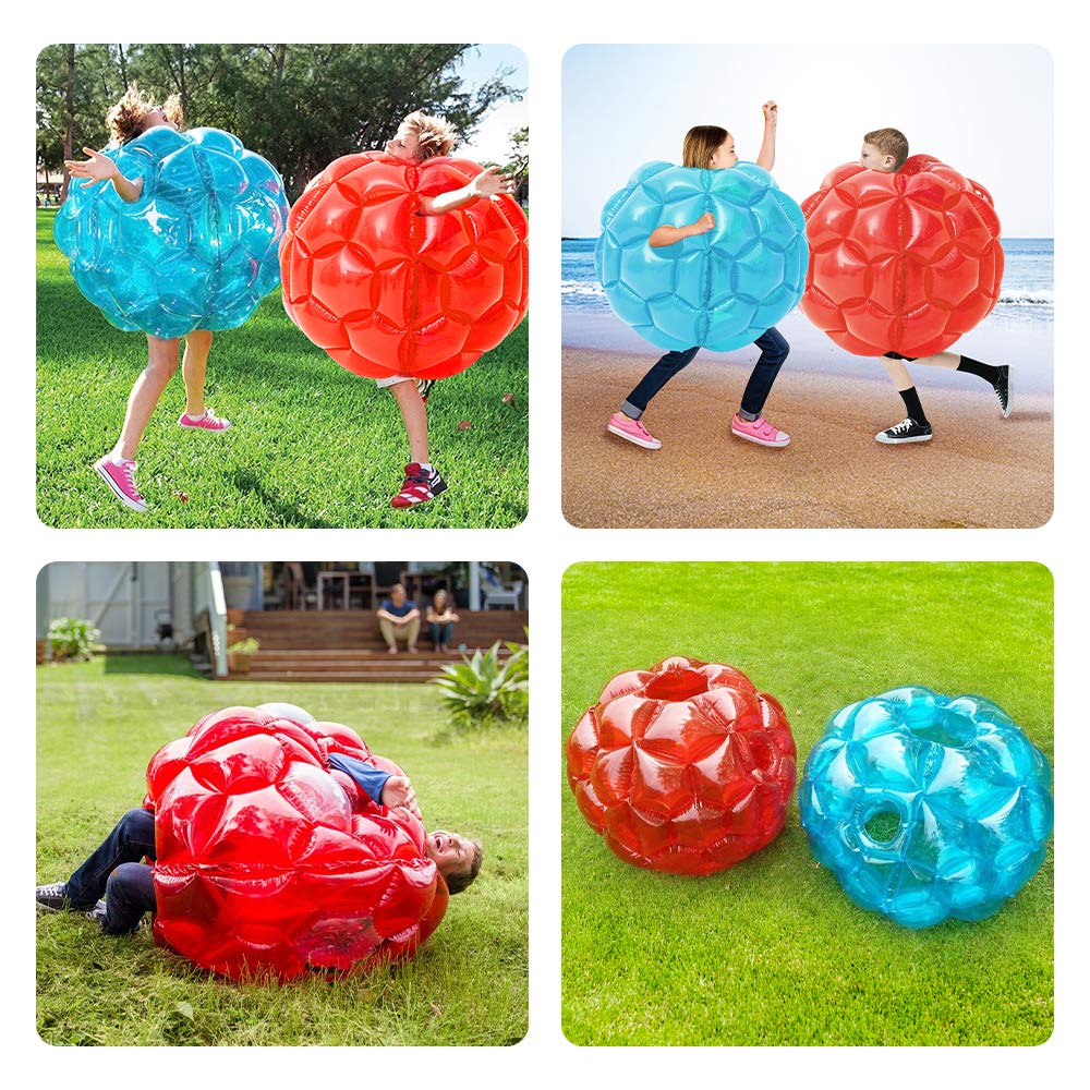 XXBEN 36-Inch Inflatable Bumper Balls 2-Pack | Tear-Resistant PVC Backyard Fun