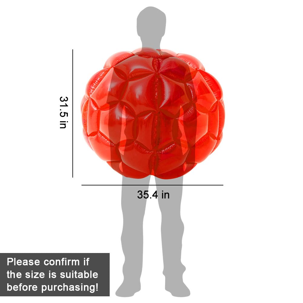 XXBEN 36-Inch Inflatable Bumper Balls 2-Pack | Tear-Resistant PVC Backyard Fun