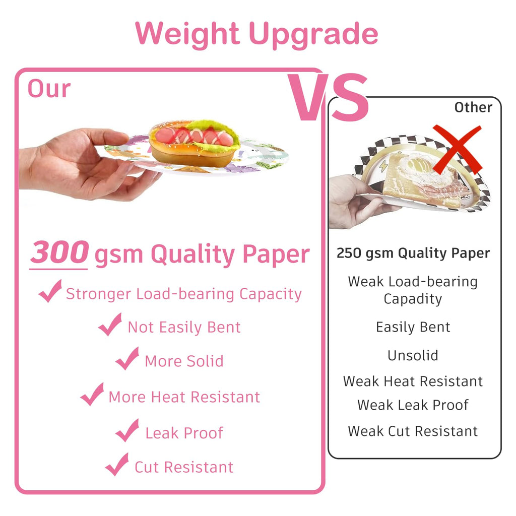 Xynic Pastel Dinosaur Birthday Party Supplies — 201 Pcs Pink Watercolor Girl Dino Theme