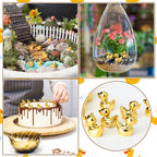 Yaocom 150 Pcs Mini Golden Duck Figurines – DIY Decor & Party Favors