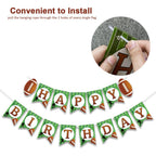 Yasmart Life Football Birthday Banner – Party Decorations & Flags