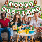Yasmart Life Football Birthday Banner – Party Decorations & Flags