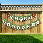 Yasmart Life Football Birthday Banner – Party Decorations & Flags
