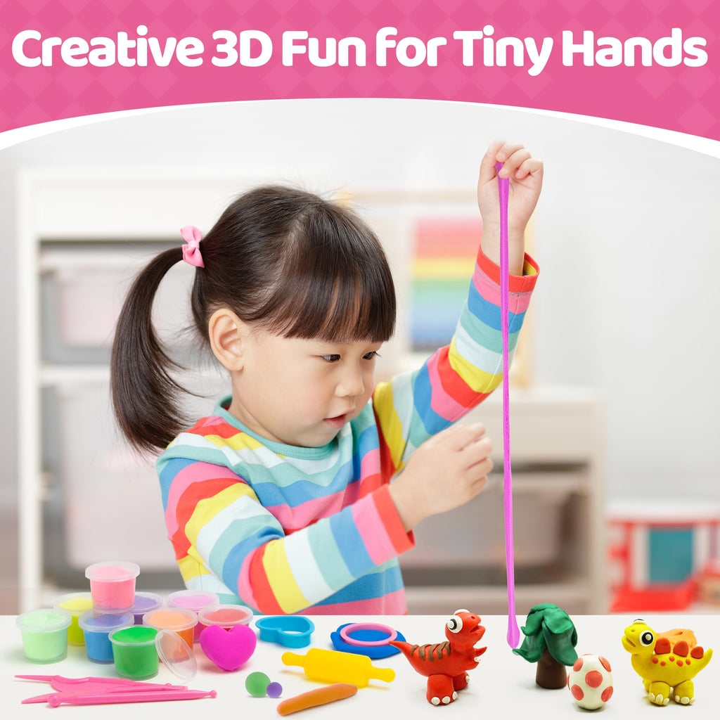YasTant 56-Color Butter Slime Kit – Non-Sticky Slime Party Pack for Kids 3-12