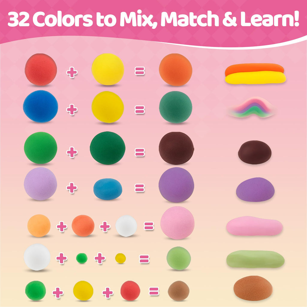 YasTant 56-Color Butter Slime Kit – Non-Sticky Slime Party Pack for Kids 3-12