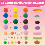 YasTant 56-Color Butter Slime Kit – Non-Sticky Slime Party Pack for Kids 3-12