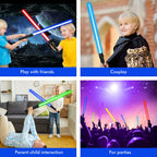 Yellora Light Saber Party Favors – 12-Pack Extendable Light Swords for Kids