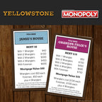 Yellow Stone Monopoly: Yellowstone Edition – Buy, Sell & Trade Iconic Locations | Officially Licensed Yellowstone Game