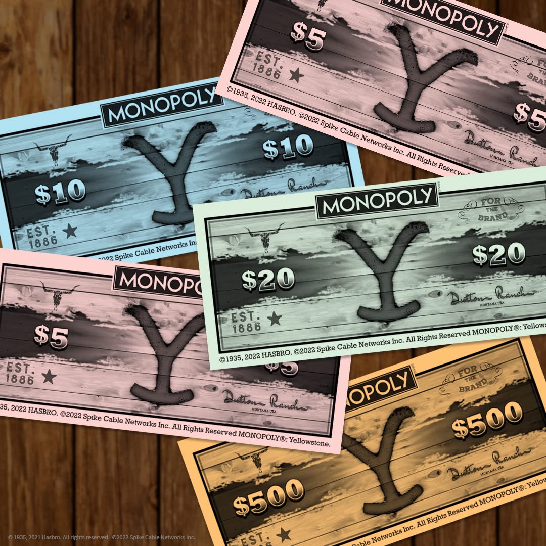 Yellow Stone Monopoly: Yellowstone Edition – Buy, Sell & Trade Iconic Locations | Officially Licensed Yellowstone Game