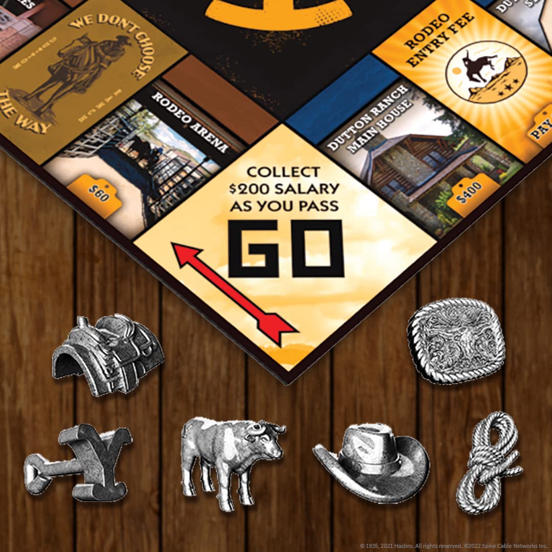 Yellow Stone Monopoly: Yellowstone Edition – Buy, Sell & Trade Iconic Locations | Officially Licensed Yellowstone Game