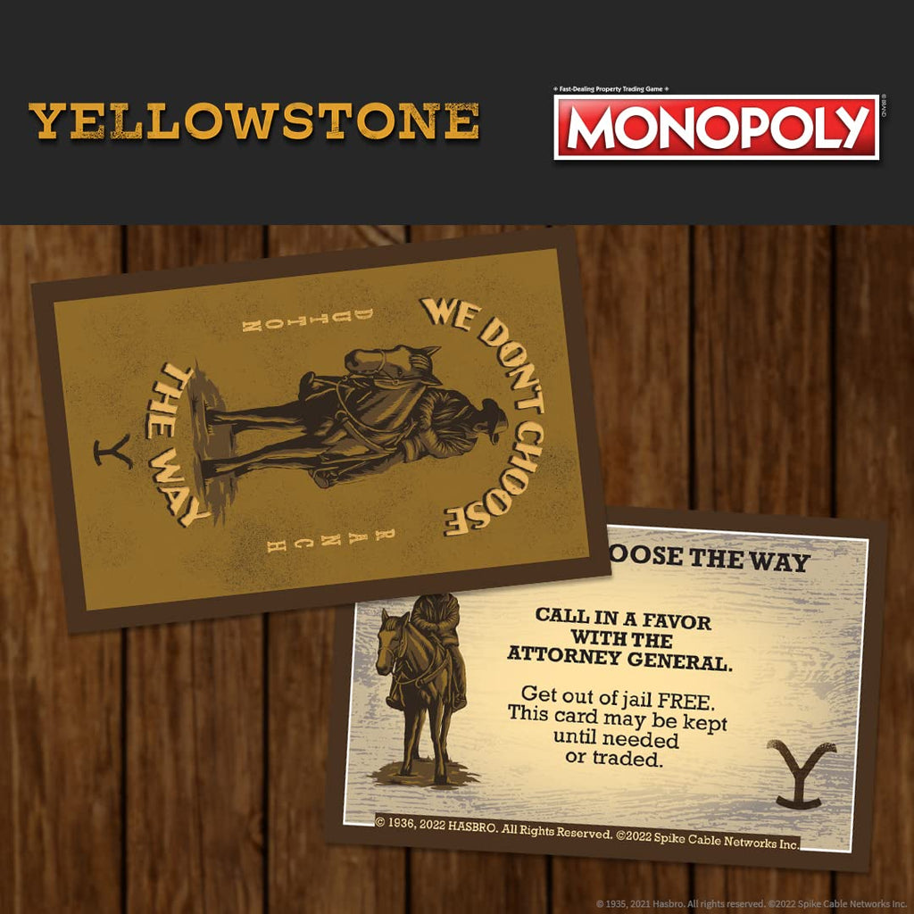 Yellow Stone Monopoly: Yellowstone Edition – Buy, Sell & Trade Iconic Locations | Officially Licensed Yellowstone Game