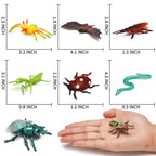 Yeonha Toys 76 Pack Mini Plastic Bug Set – Realistic Insects for Play, Education, Party Favors, Cupcake Toppers