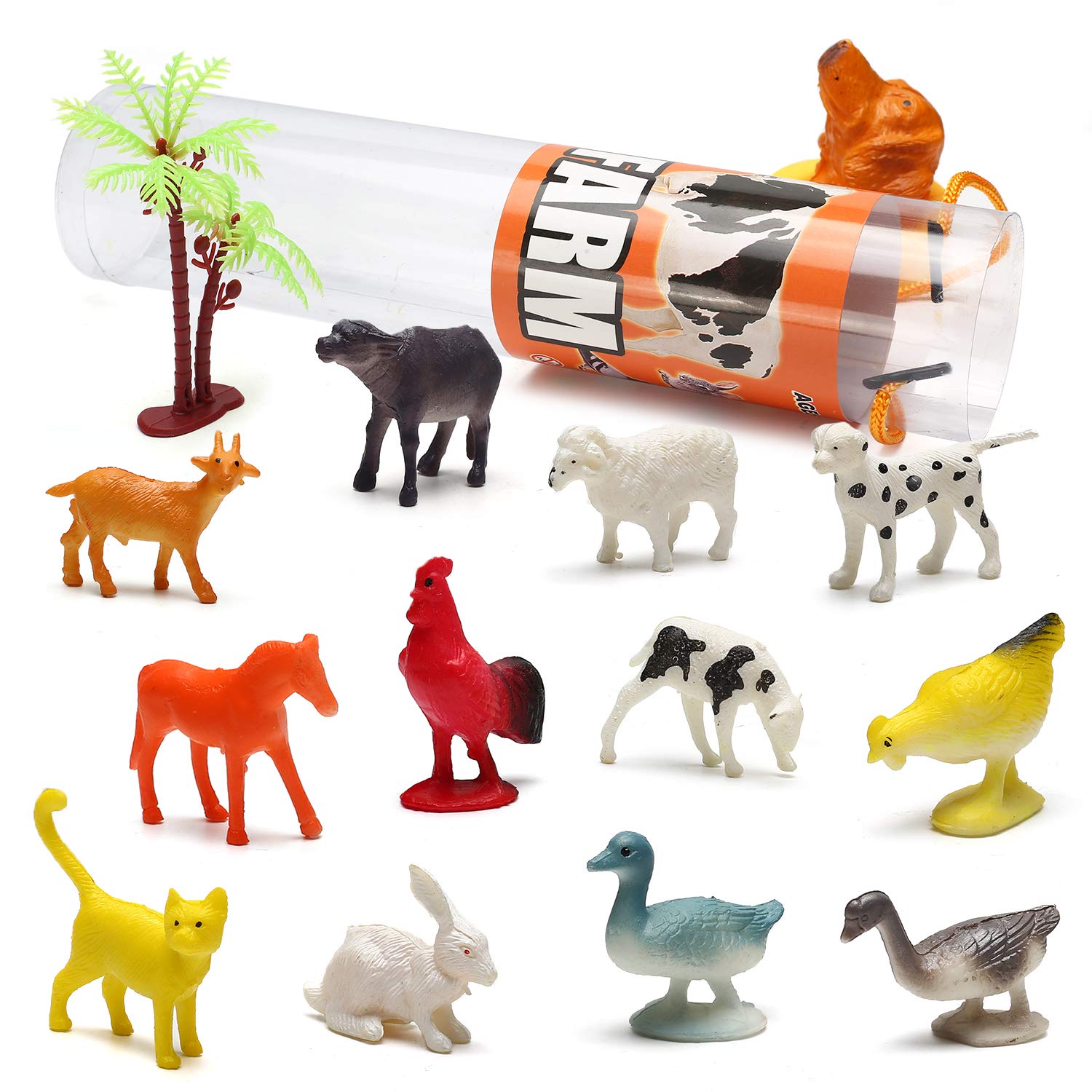 Yeonha Toys 82-Piece Animal Toy Set | Realistic Mini Figures for Sensory Play, Party Favors, Cake Toppers