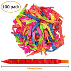 YHmall 100pc Rocket Balloons with Pumps – Colorful Giant Party Balloons