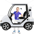 Yiaoyinnz Golf Theme Party Decoration – Golf Cart Photo Backdrop | Lets-Par-Tee