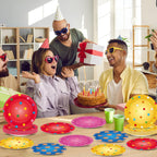 Yiaoyinnz 48 Pcs Street Theme Party Plates – 7-Inch Disposable Cookie Plates for Kids' Parties