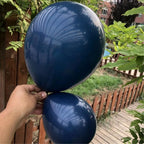 YicUik Navy Blue 5in Balloons – 100pcs Latex Party Decor