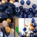 YicUik Navy Blue 5in Balloons – 100pcs Latex Party Decor