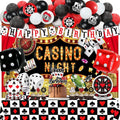 YIGZAG 81 PCS Casino Theme Party Decorations – Las Vegas Night Supplies