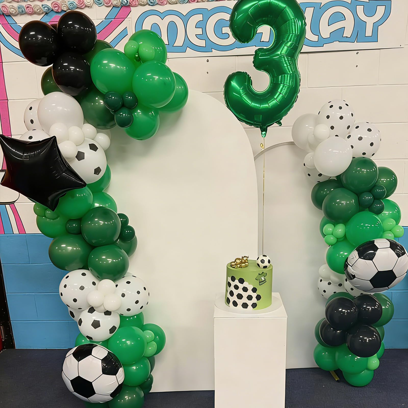 YMSZ Green Balloons Set – 67pcs 12-inch latex balloons for Birthday, St. Patrick's Day, Graduation, Baby Showers & Jungle Parties
