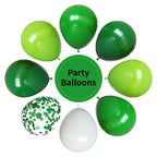 YMSZ Green Balloons Set – 67pcs 12-inch latex balloons for Birthday, St. Patrick's Day, Graduation, Baby Showers & Jungle Parties