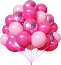 YMSZ Pink Balloons Kit – 67pcs 12in Hot Pink & Metallic Balloons for Birthday, Wedding, Baby Shower