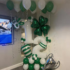YMSZ Green Balloons Set – 67pcs 12-inch latex balloons for Birthday, St. Patrick's Day, Graduation, Baby Showers & Jungle Parties