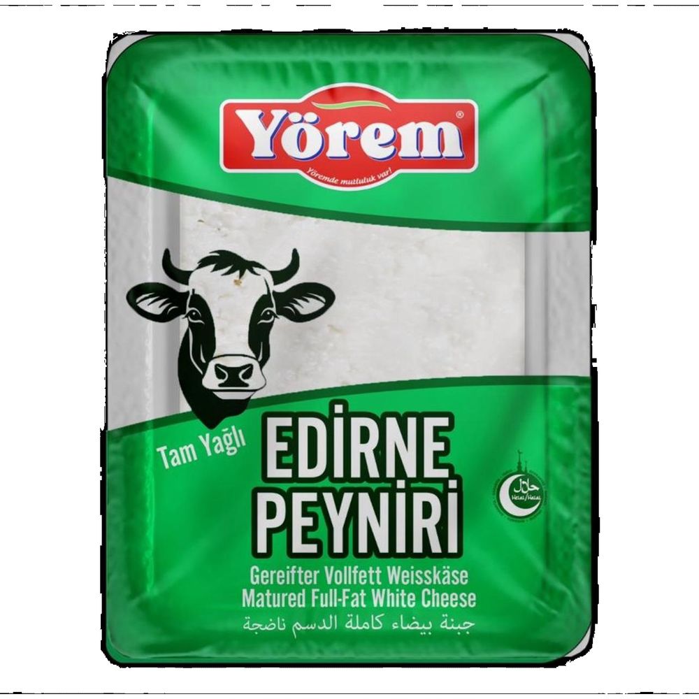 Yörem Tam Yağlı Edirne Peyniri Matured Full-Fat White Cheese, 250g Pack