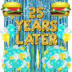 YORR Sponge 25th Birthday Decorations – Ocean Theme Balloons Set with Backdrop & Bubble Garland