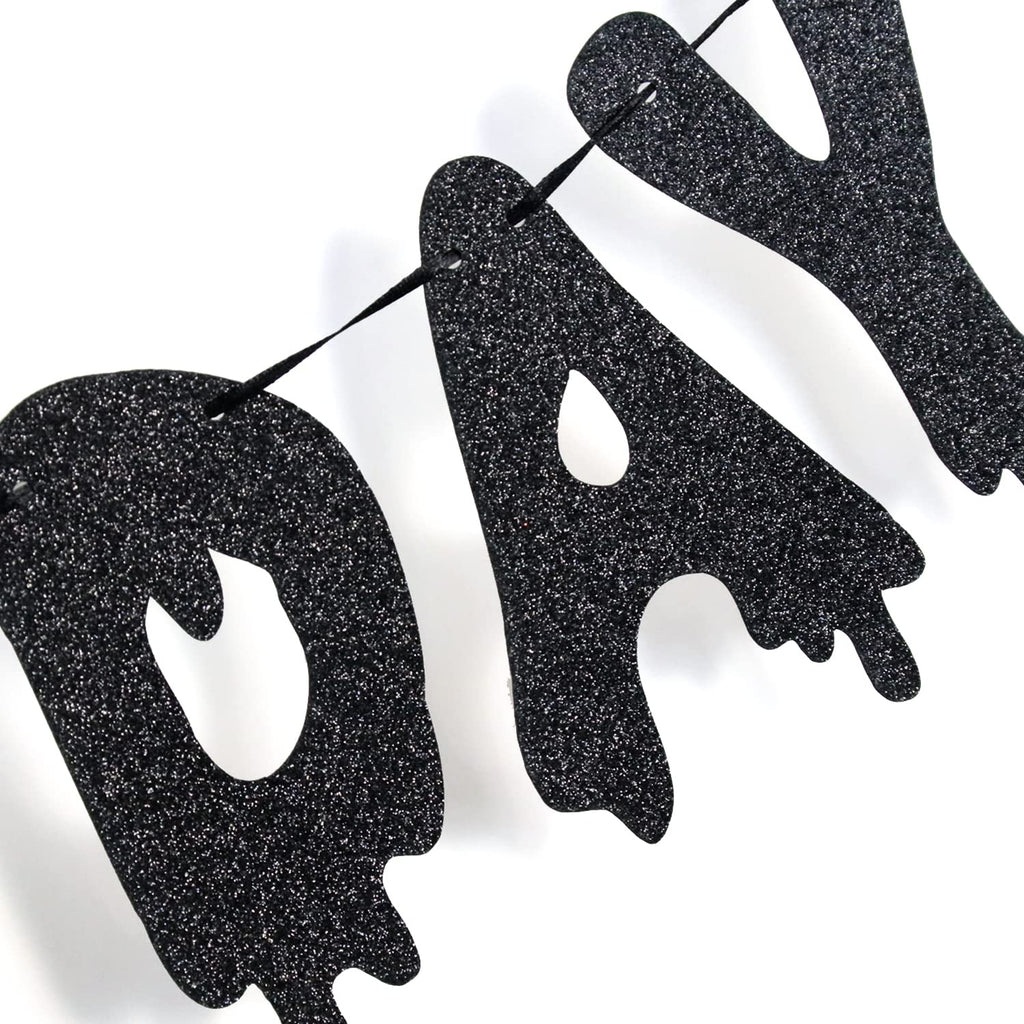 Yotawebery Glitter Have a Killer Birthday Banner - Halloween Party Decor