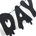 Yotawebery Glitter Have a Killer Birthday Banner - Halloween Party Decor