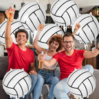 YOTHORN 12 Pcs Volleyball Foil Balloons - 18 Inch Party Decor