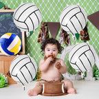 YOTHORN 12 Pcs Volleyball Foil Balloons - 18 Inch Party Decor