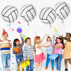 YOTHORN 12 Pcs Volleyball Foil Balloons - 18 Inch Party Decor