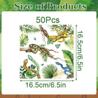 Yoyuspy Snake Birthday Party Napkins – 50-Pcs for Jungle Safari Theme