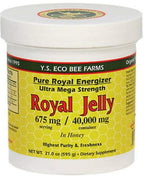 Y.S. Eco Bee Farms (2 Pack) Royal Jelly in Honey – 675 mg | 1.3 lbs (595 g) – Organic Royal Jelly