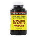 YS Organics Triple Bee Complex – Gelée Royale, Bienenpollen & Propolis – 90 Kapseln – 2er-Pack