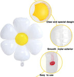 YUJUN 11PCS Daisy Balloons Set | Huge White Daisy Foil Mylar Balloons for Baby Shower, Wedding, and Party Decor (43in, 28in, 16in)