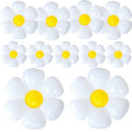 YUJUN 11PCS Daisy Balloons Set | Huge White Daisy Foil Mylar Balloons for Baby Shower, Wedding, and Party Decor (43in, 28in, 16in)