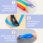 YXYL 260 Balloons Multi Pack – Premium Long Skinny Latex Balloons for Animal Twisting