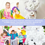 YXYL 260 White Long Balloons – 100 PCS Premium Latex for Animal Twisting & Party Decor