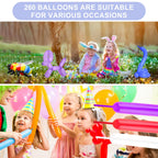 YXYL 260 Balloons Multi Pack – Premium Long Skinny Latex Balloons for Animal Twisting
