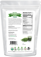 Z Natural Foods Organic Wheat Grass Juice Powder - 1lb | Non-GMO, Vegan, Kosher
