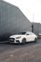 HYUNDAI I30 N EVO-1 GLOSS BLACK SIDE SKIRTS BY ZAERO (2018+, PD)