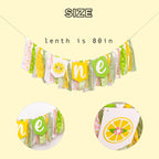 ZAIBIANHAO Lemon First Birthday Banner – Lemonade 1st Birthday Party Decor