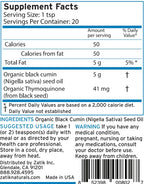 Zatik Naturals Black Cumin Seed Oil – Organic, Cold-Pressed, USDA Organic, 3.38 fl oz (100 mL)