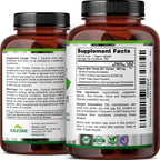Zazzee Organic Milk Thistle 50:1 Extract – 20,000 mg Strength, 200 Capsules, 80% Silymarin, 6-Month Supply