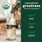 Zena Nutrition Complete Organic Super Greens Powder & Multivitamin – Watermelon Citrus, 30 Packets